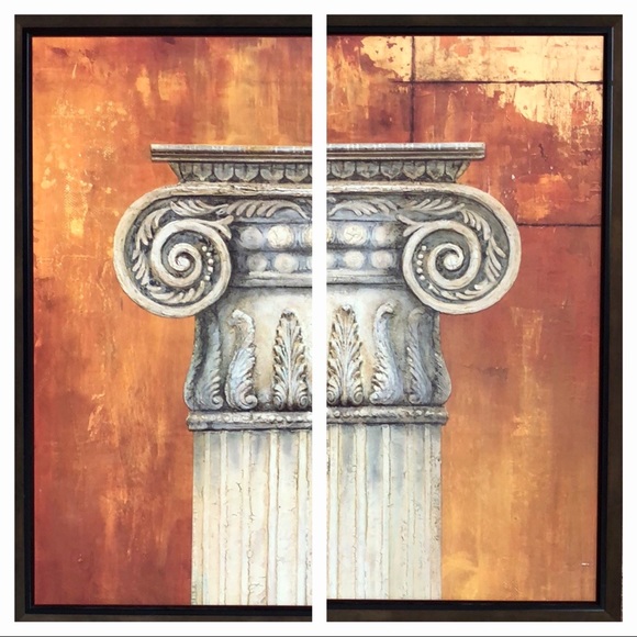 Greek Ionic Column Painting - Picture 3 of 6